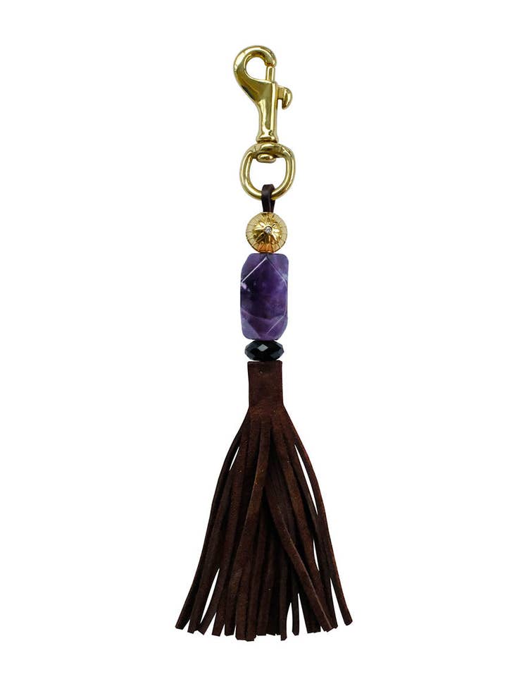 Amethyst Calm Tassel for wholesale by Unleash Copenhagen