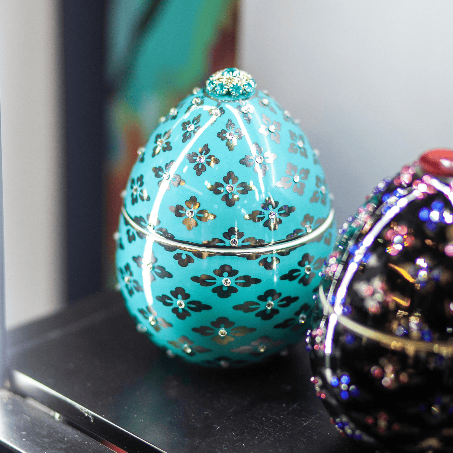 ARTITUDE HOME - Vendita all'ingrosso Candele a colonna - Candela profumata a forma di uovo turchese - S0