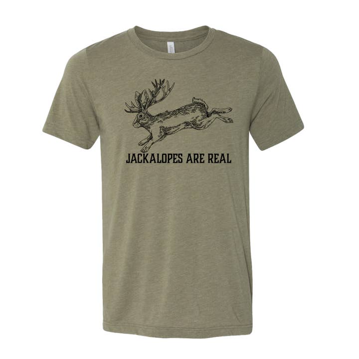 This Joyful Home - Wholesale T-Shirt (Graphic) - Unisex - Jackalopes are Real Wyoming Unisex T Shirt