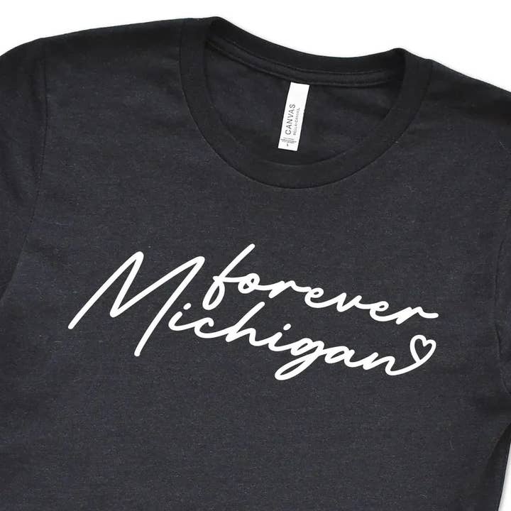 Forever Michigan Tee for wholesale by MICHIGAN VIBES