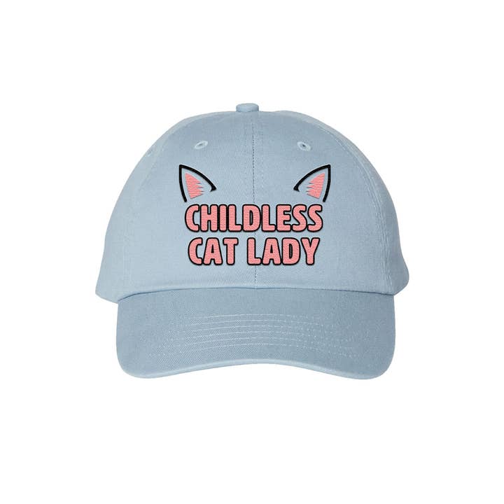 Calm Down Caren – wholesale Baseballkeps - Dam – Barnlös kattdam - broderad pappahatt