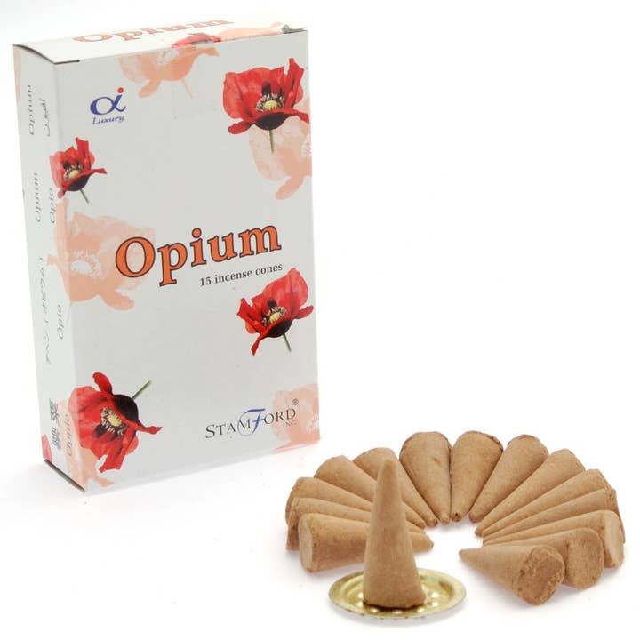12x Opium Incense Cones for wholesale by AW Artisan