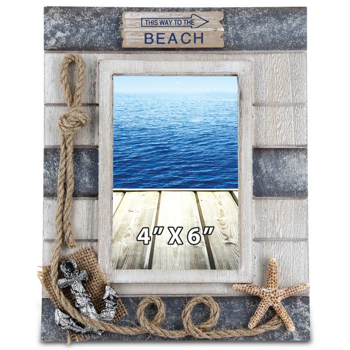 Nautical - Silver Sea Photo Frame 4X6 and other Purchase wholesale 4x6 silver picture frames. Free returns & net 60 terms on Faire trending on Faire.