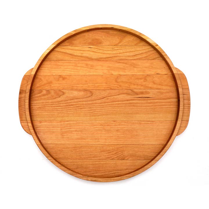 Cherry rund serveringsbricka för wholesale av JK Adams