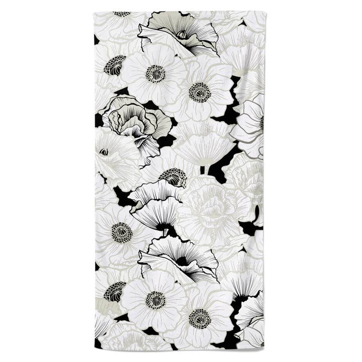 UPF 50 Strandhanddoek/Omslagdoek - Klaproos voor wholesale door Salt n Rays