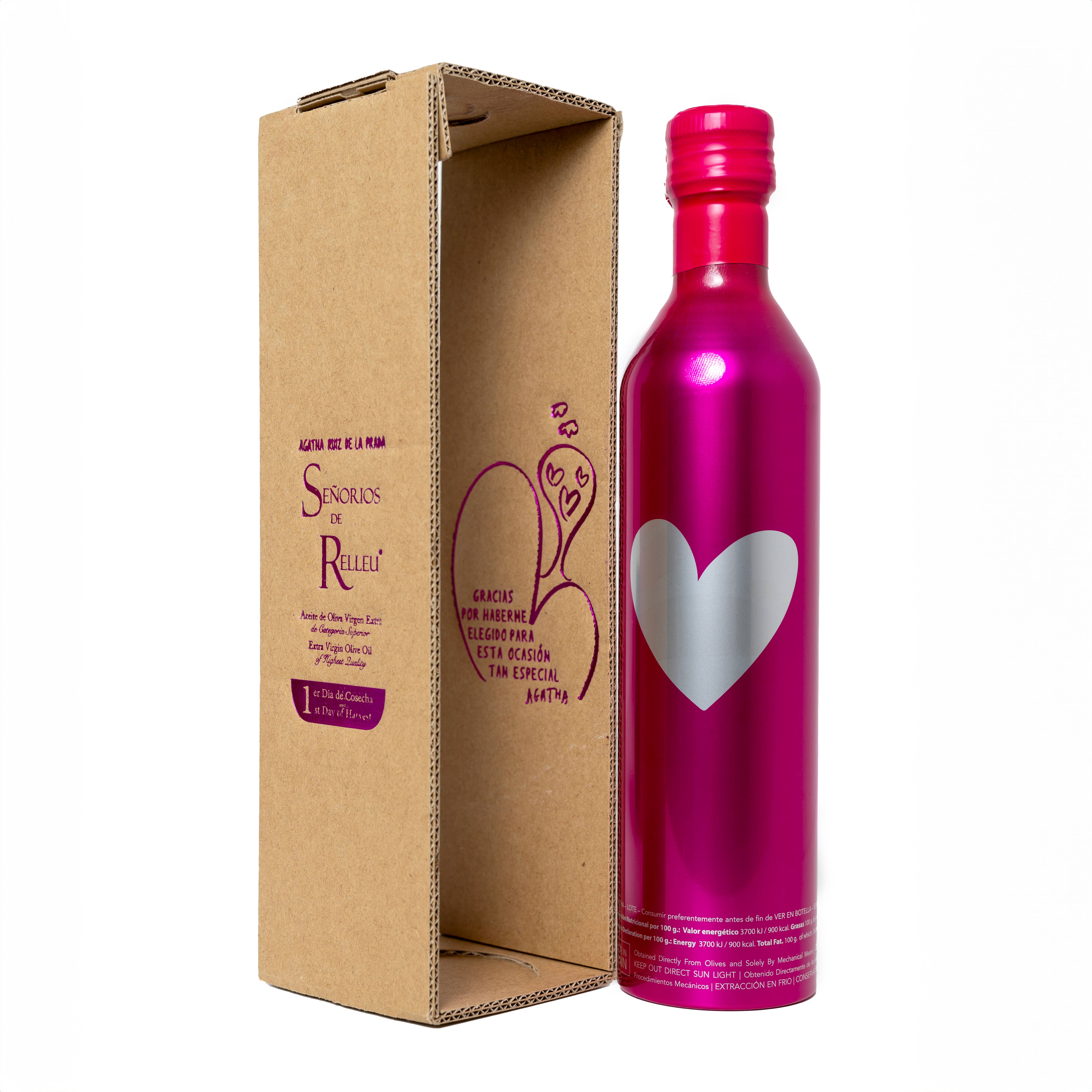 Señorios de Relleu SL - Wholesale Olive Oil - Agatha Ruiz de la Prada Extra Virgin Olive Oil 500ml1
