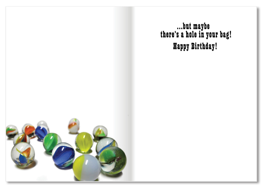 Oatmeal Studios – Engroshandel Fødselsdagskort – Mistet dine kugler fødselsdagskort - 91691