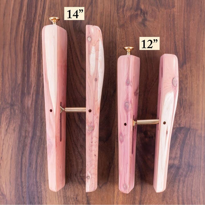 FootFitter - Wholesale Shoe Tree - Unisex - FootFitter Aromatic Cedar Boot Shaft Shapers- CB22, 12" or 14"5