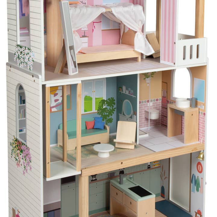 small foot - Wholesale Doll Accessory Kit - Kids - Dollhouse Dream Villa XL | Dollhouses | Wooden Toys