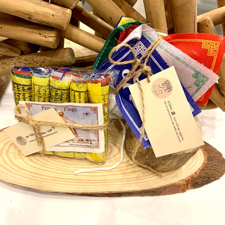Atisha Spiritual Shop - Wholesale Flag - TIBETAN PRAYER FLAG ~ Tibetan mini flags