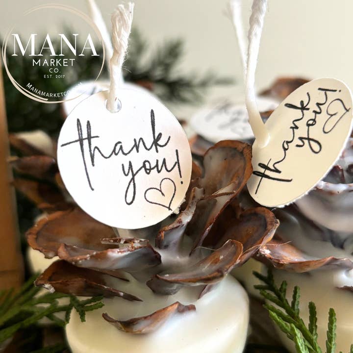 Pine Cone Favors Fire Starters ~ The Perfect Rustic Favor for wholesale by Mana Market Co.