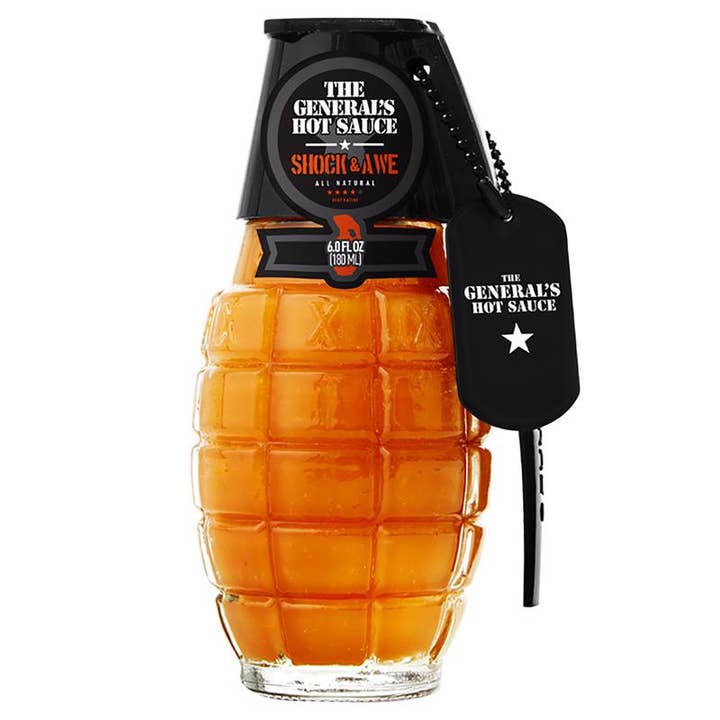 Everyday Supply Co - Wholesale Hot Sauce - The General's Shock & Awe All Natural Hot Sauce, 6 oz