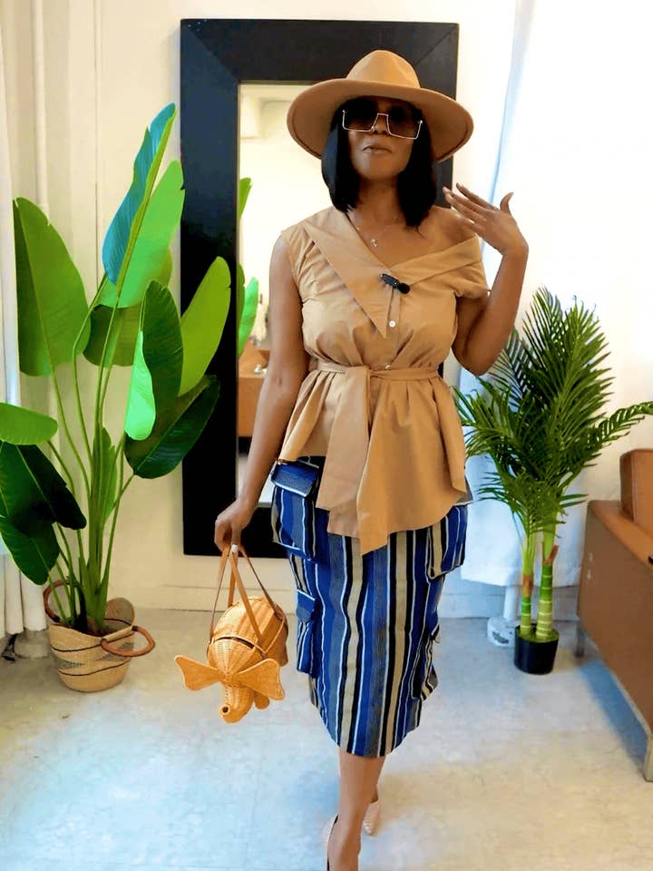 Okeokpa Asoke Rok voor wholesale door DUA MENKA