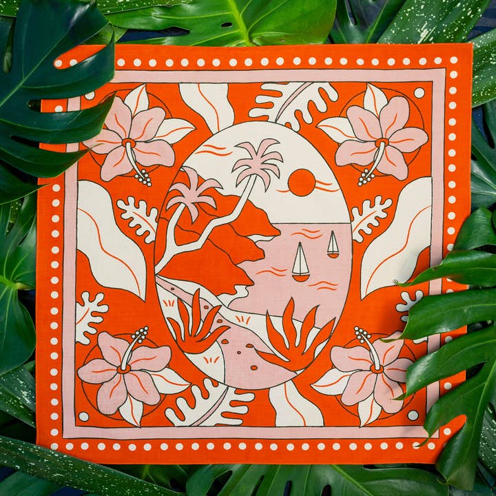 "Na'Pali Coast" for wholesale by BANDITS Bandanas
