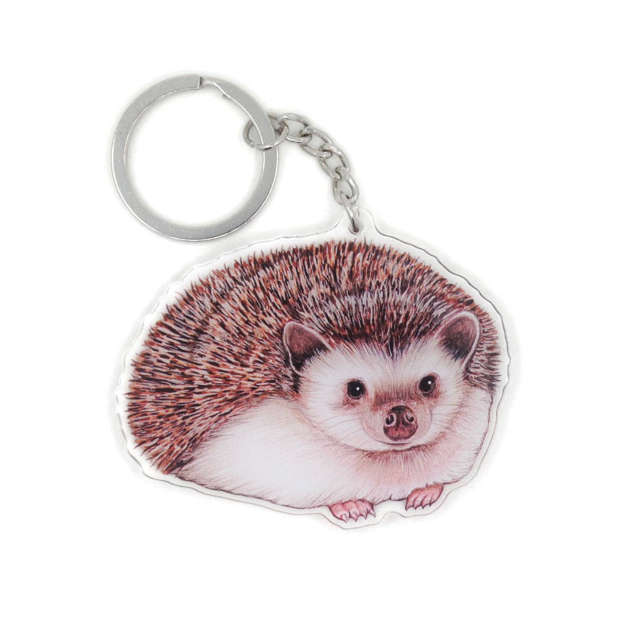 Allison Stoiser Art - Venta al por mayor Llavero - Unisex - Llavero acrílico de doble cara con forma de erizo