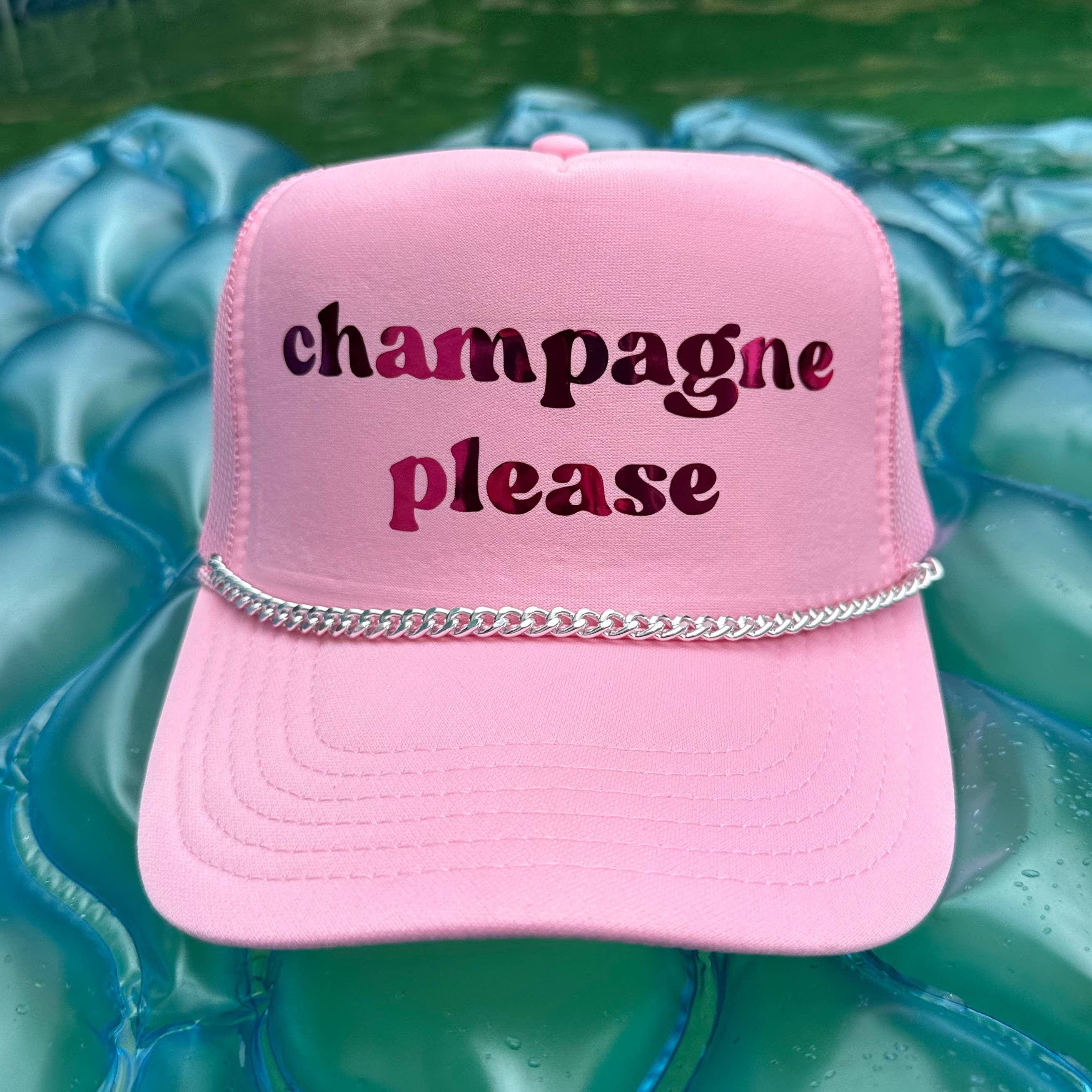 Very Cherry - Wholesale Trucker Hat - Women's - Champagne Please Trucker1