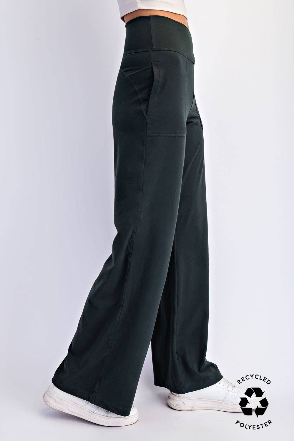 Rae Mode - Wholesale Pants - Women's - RECYCLED BUTTER V WAIST WIDE PANT19