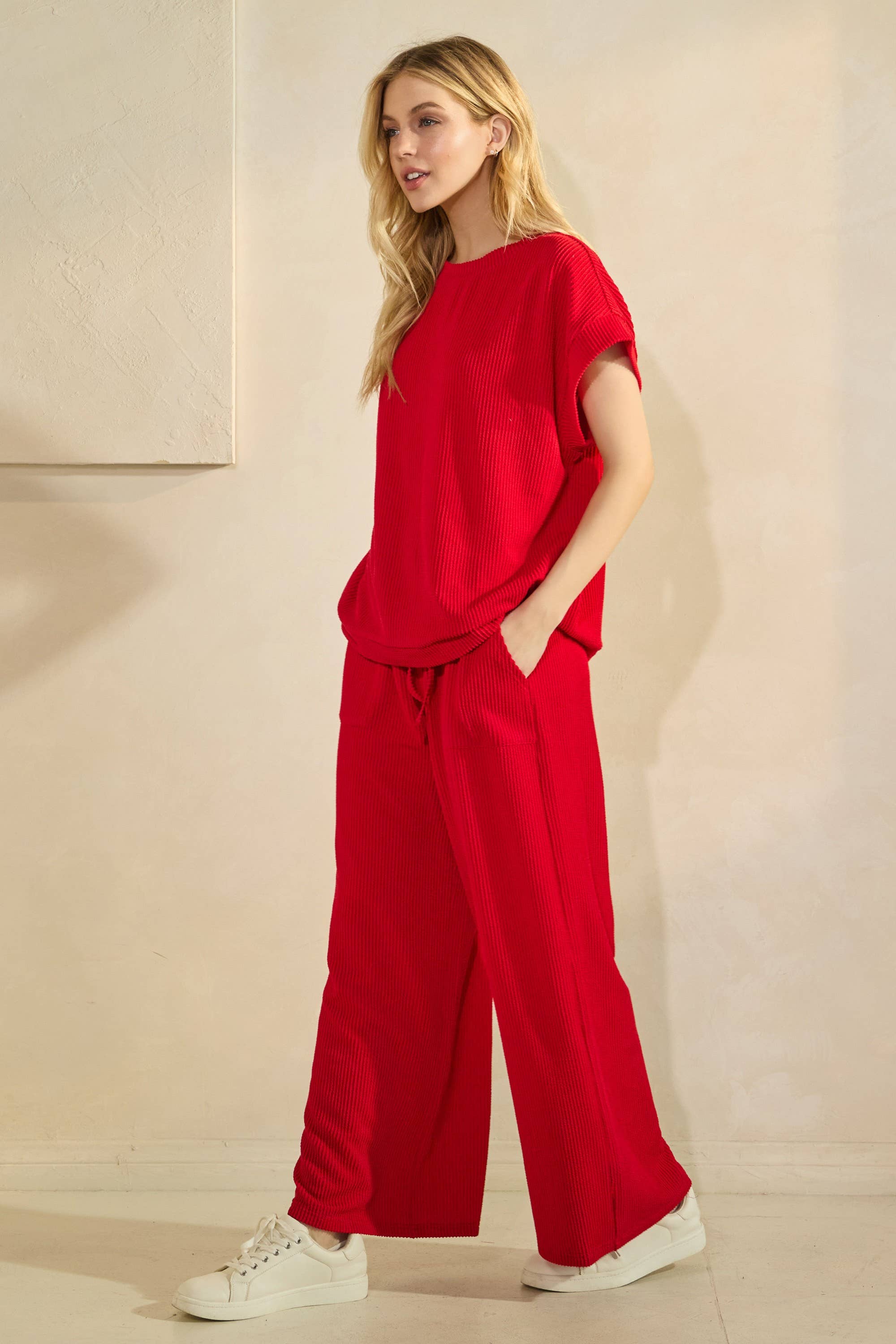 Sewn and Seen - Wholesale Mommy & Me Outfit Sets - Maternity - Striped Rib Knit Lounge Set20