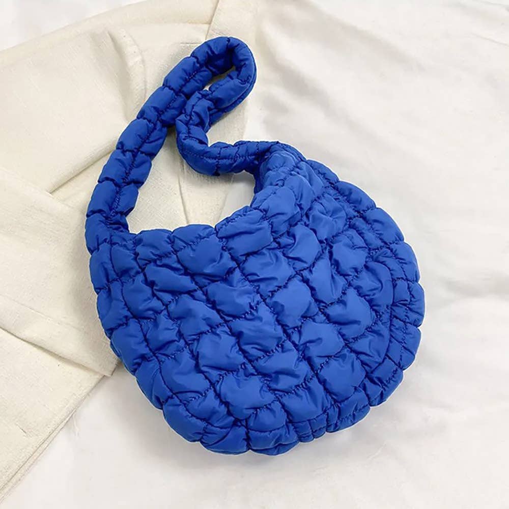 Sensibling Corp. - Wholesale Shoulder Bag - Women's - Quilted Puffer Tote / Shoulder Bag Cloud Bag5