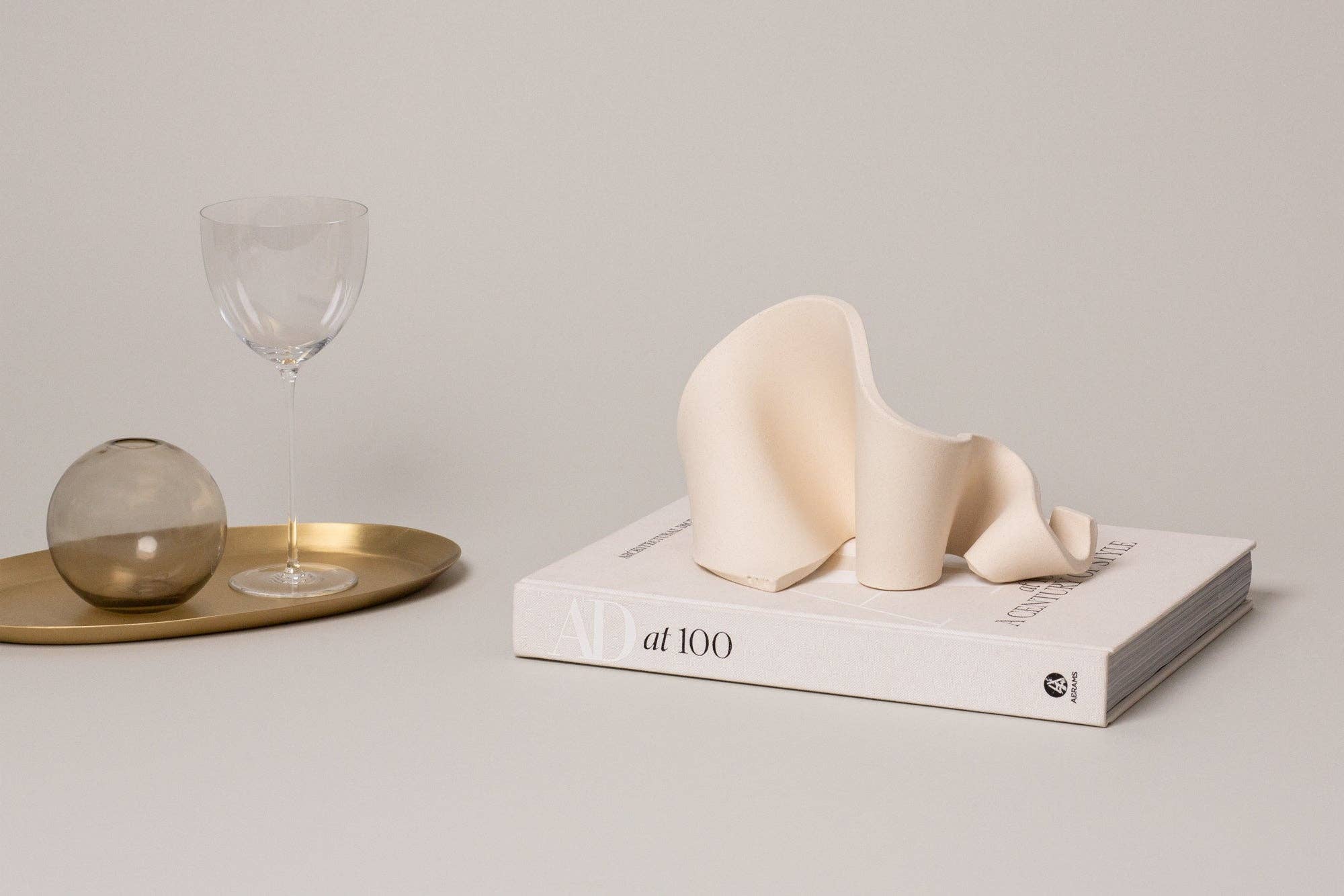 Virginia Sin - Wholesale Decorative Tabletop Object - Furl Art Object, Bone7