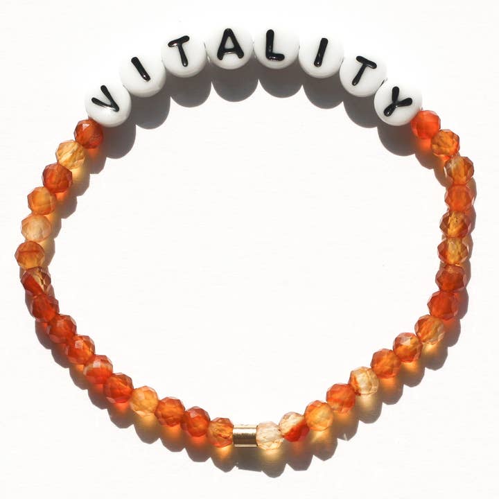 Terra Firma - Wholesale Beaded Bracelet - VITALITY in Carnelian