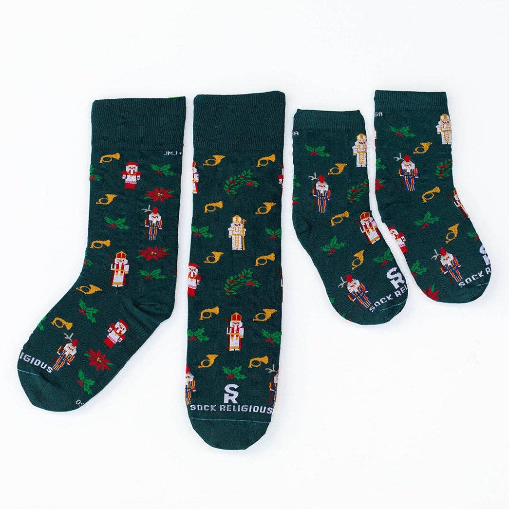 Sock Religious - Vendita all'ingrosso Calzini - Unisex - Calze Adulte XL Schiaccianoci Sacro1