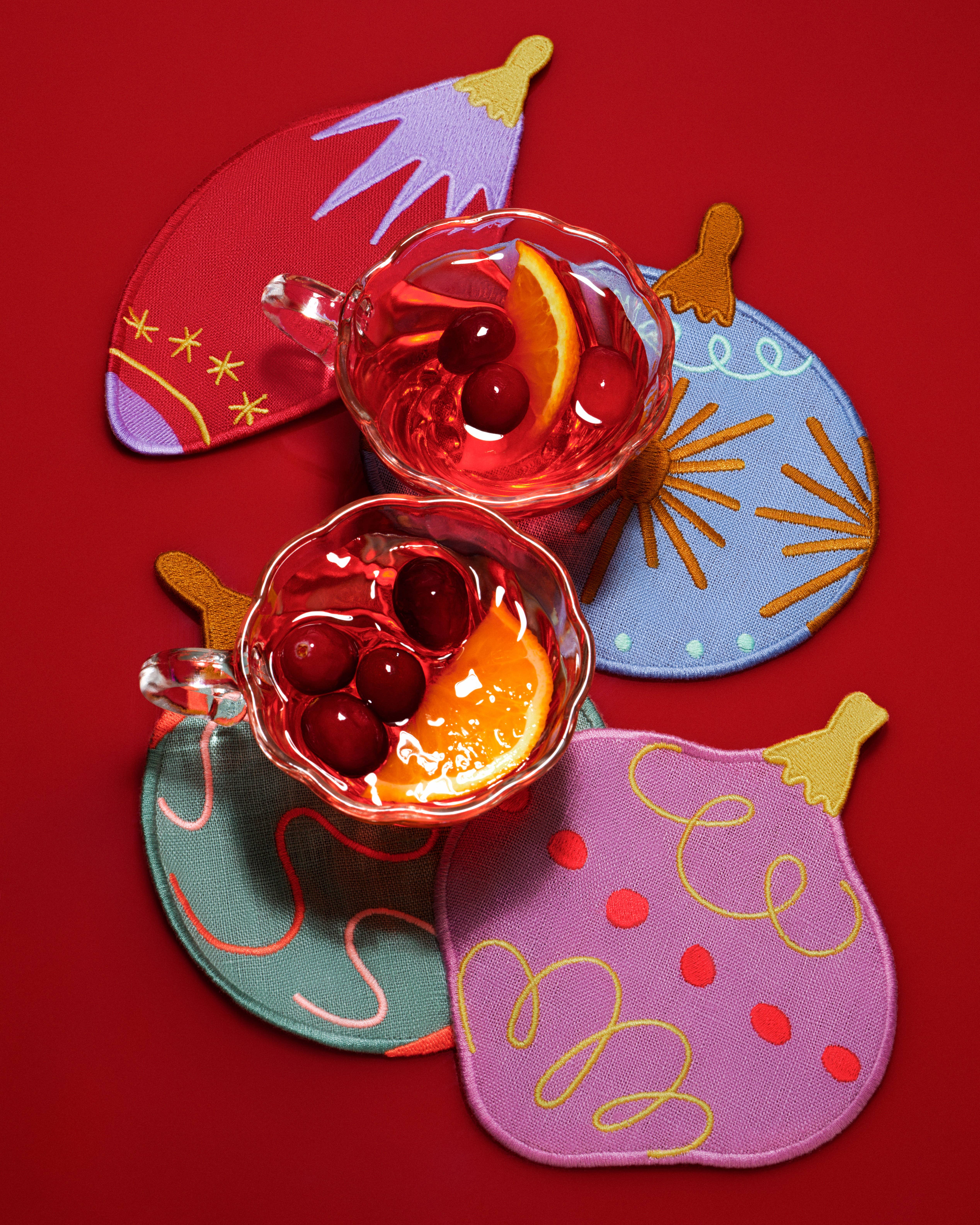 Piecework – wholesale Engångsservett – 🎄NYHET🎄Deck the Halls Cocktailservetter - Set om 41