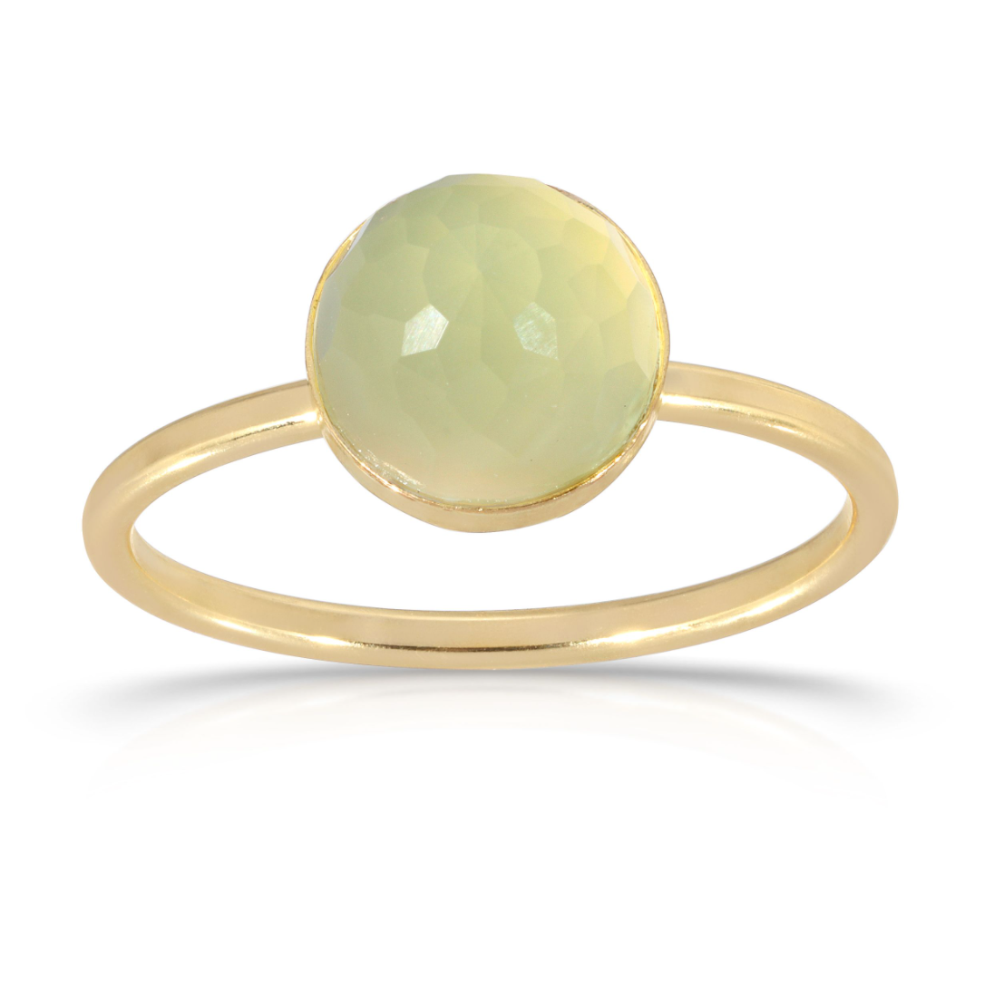 Heather Hawkins - Wholesale Single Stone/Solitaire Ring - Babe Dome Gemstone 8MM Ring - 14K Gold-filled0