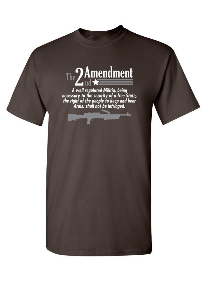 Feelin Good Tees - Wholesale Screen Printed T-Shirt - Unisex - The 2nd Amendment A Well Regulated12