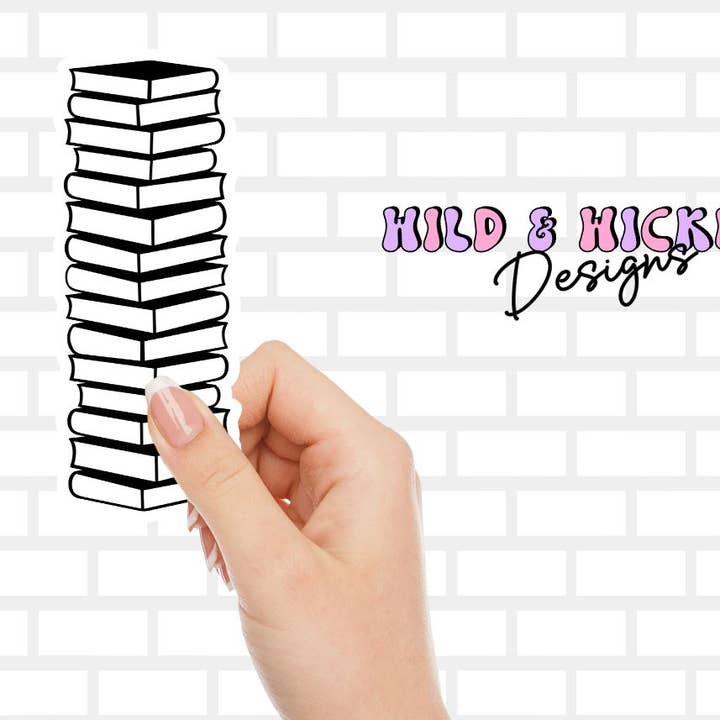 Stack of Books - Bookmark for wholesale by Wild & Wicked Designs