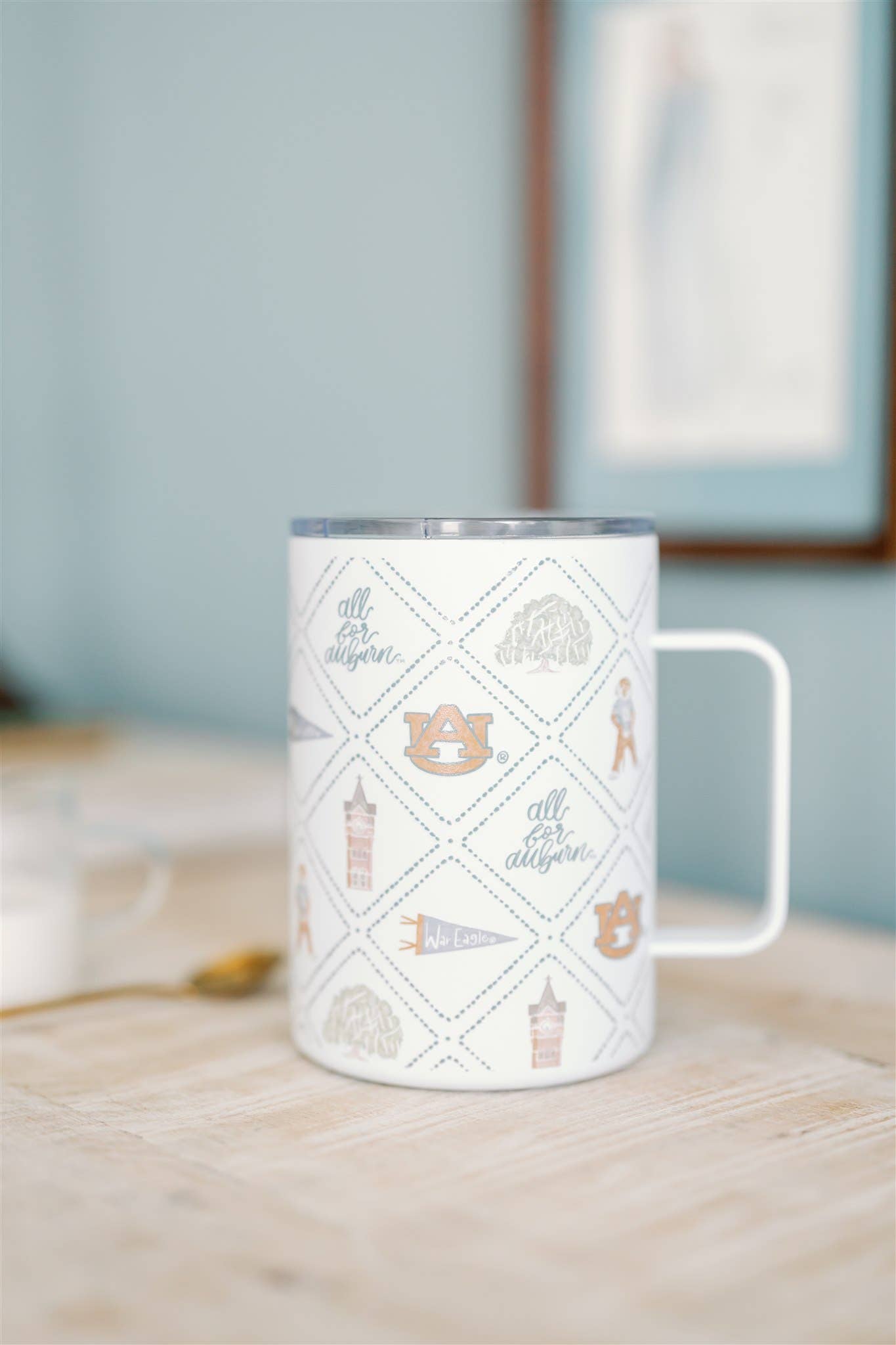 Gracefully Made Art - Wholesale Insulated Mug/Tumbler - Licensed 16 oz. Insulated Auburn University Mug3