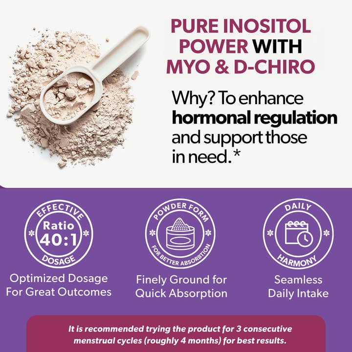Intimate Rose - Wholesale Oral Supplement/Vitamin - Myo and D-Chiro Inositol Powder - 3 Pack