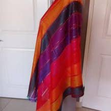 Treasure of ANDES - Wholesale Scarf - Unisex - Artisanal handmade Scarves, Cotton/Silk, Assorted colors 12