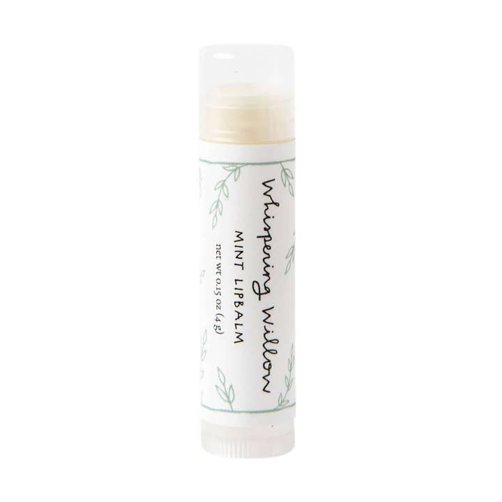 Mint Natural Beeswax Lip Balm for wholesale by Whispering Willow