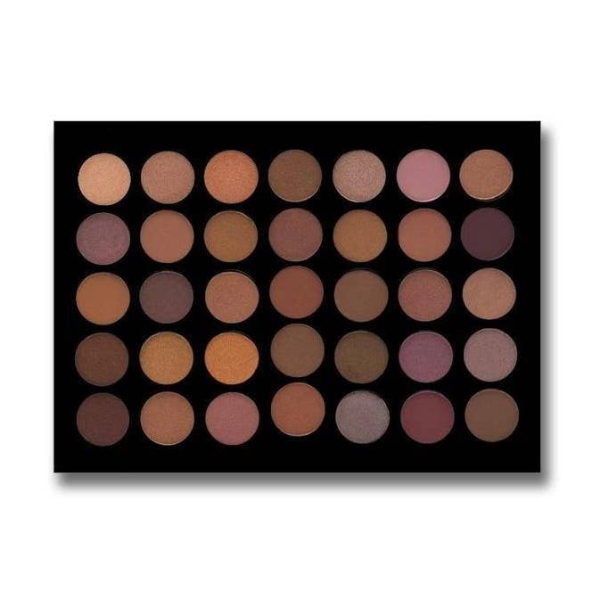 35 colori Java ombretto collezione per la vendita all'ingrosso da parte di Crown Brush