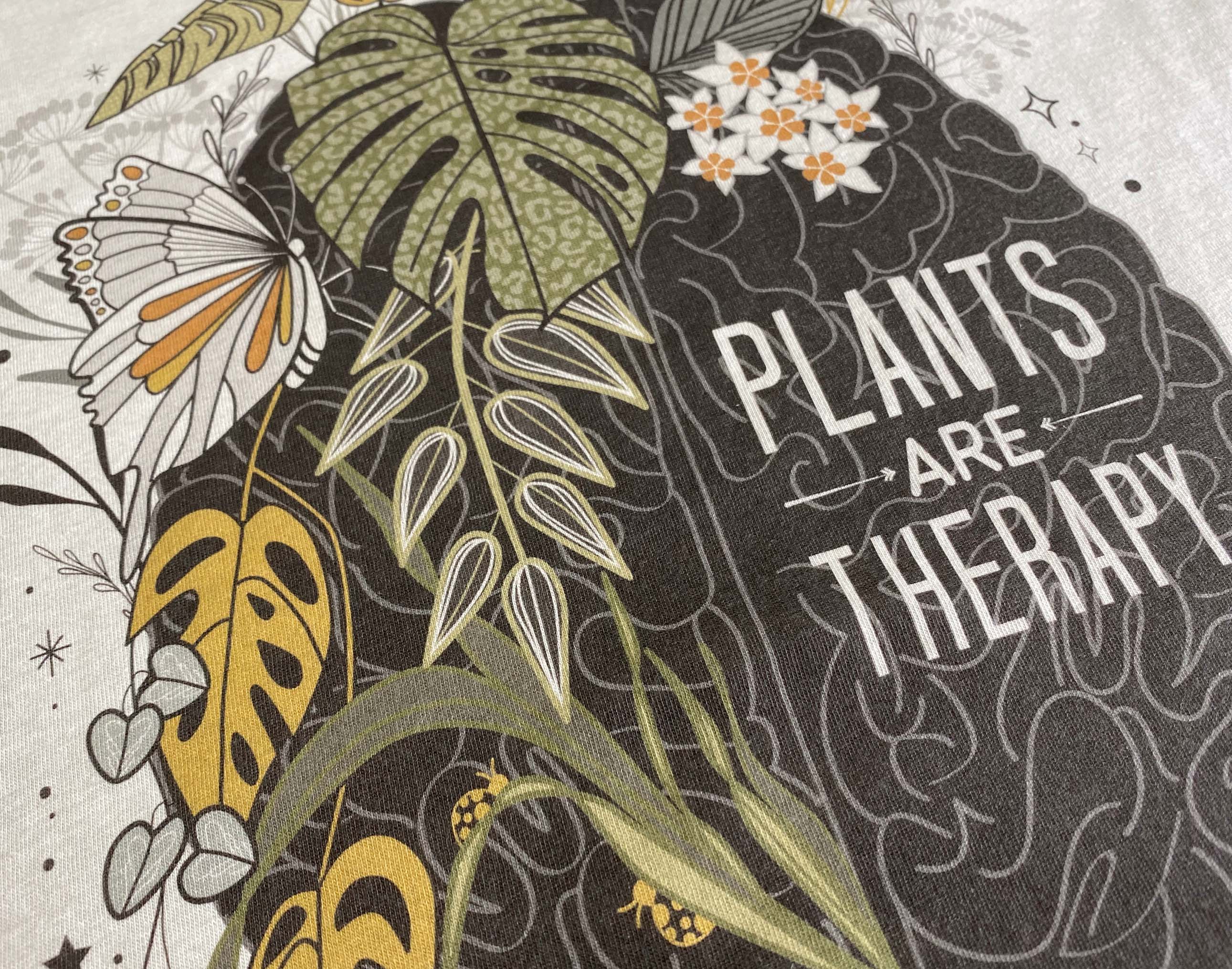 Variegate Design - Wholesale Screen Printed T-Shirt - Women's - Plants Are Therapy1