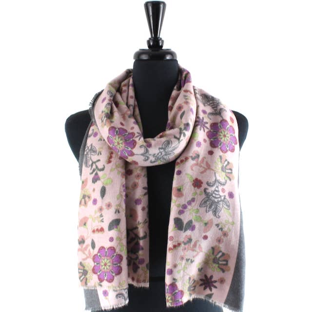 Pretty Persuasions - Wholesale Scarf - Women's - S25256 Fall Print Scarf4