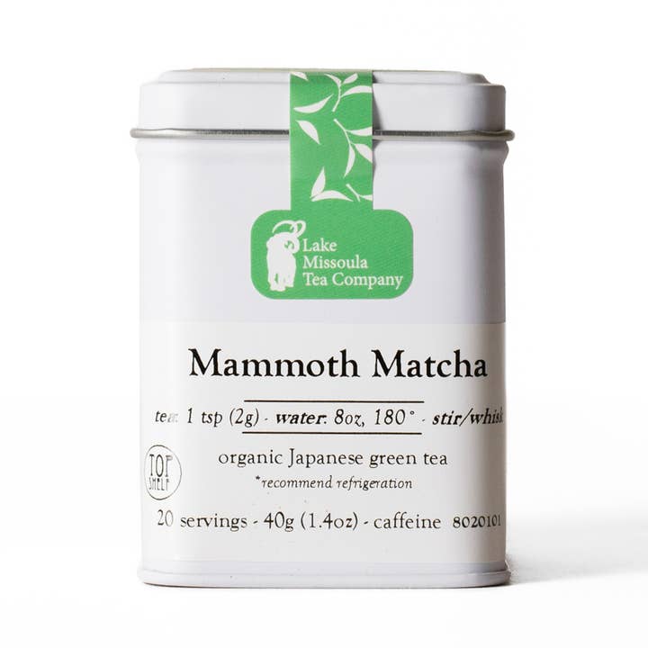 Mammoth Matcha, Loose Tea, 2oz, Organic for wholesale by Lake Missoula Tea Company