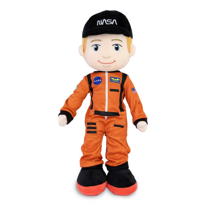 OrangeOnions - Wholesale Stuffed/Plush Toy - Kids & Baby - NASA Astronaut Howie 14" Stuffed Plush Figure