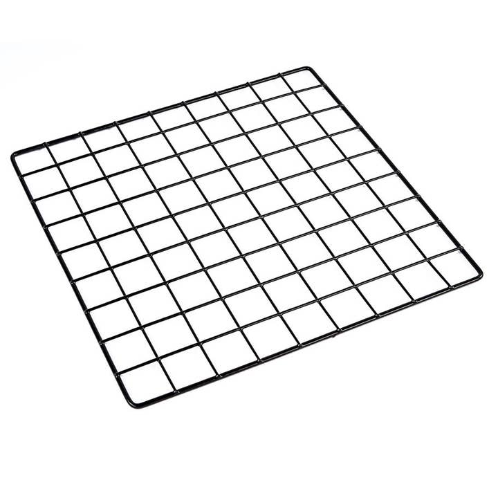 Store Supply Warehouse - Wholesale Retailer Display Stand/Case - 14" X 14" Black Mini Wire Grid Panel