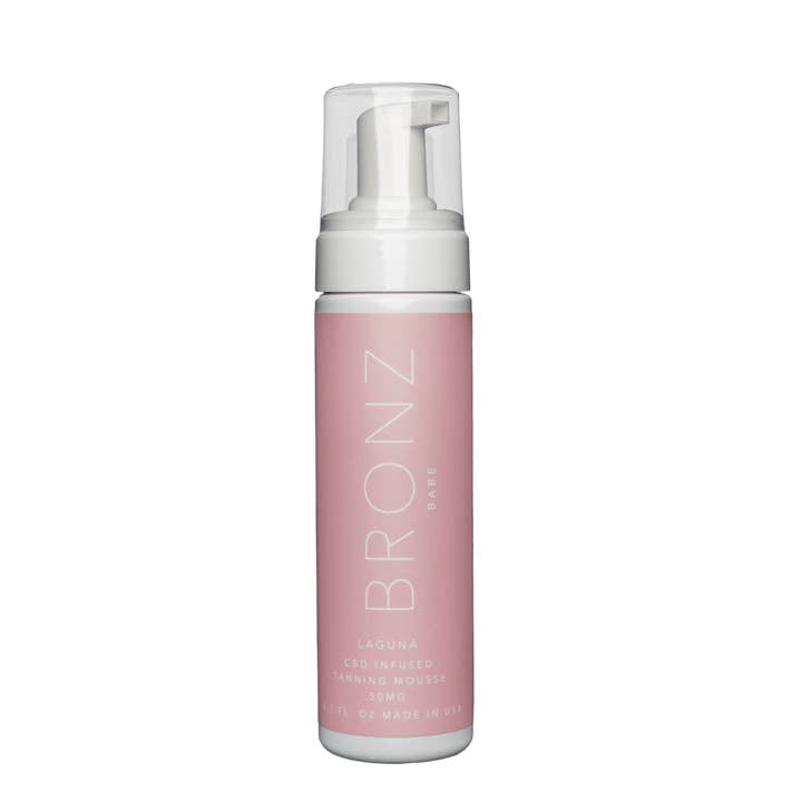 Laguna Beach Self Tanner Mousse CBD Infused for wholesale by Bronz Babe