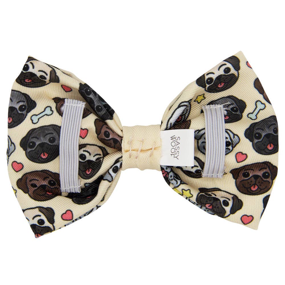 SASSY WOOF - Wholesale Pet Bow Tie - Dog - Dog Bowtie - It's a Pug's Life2