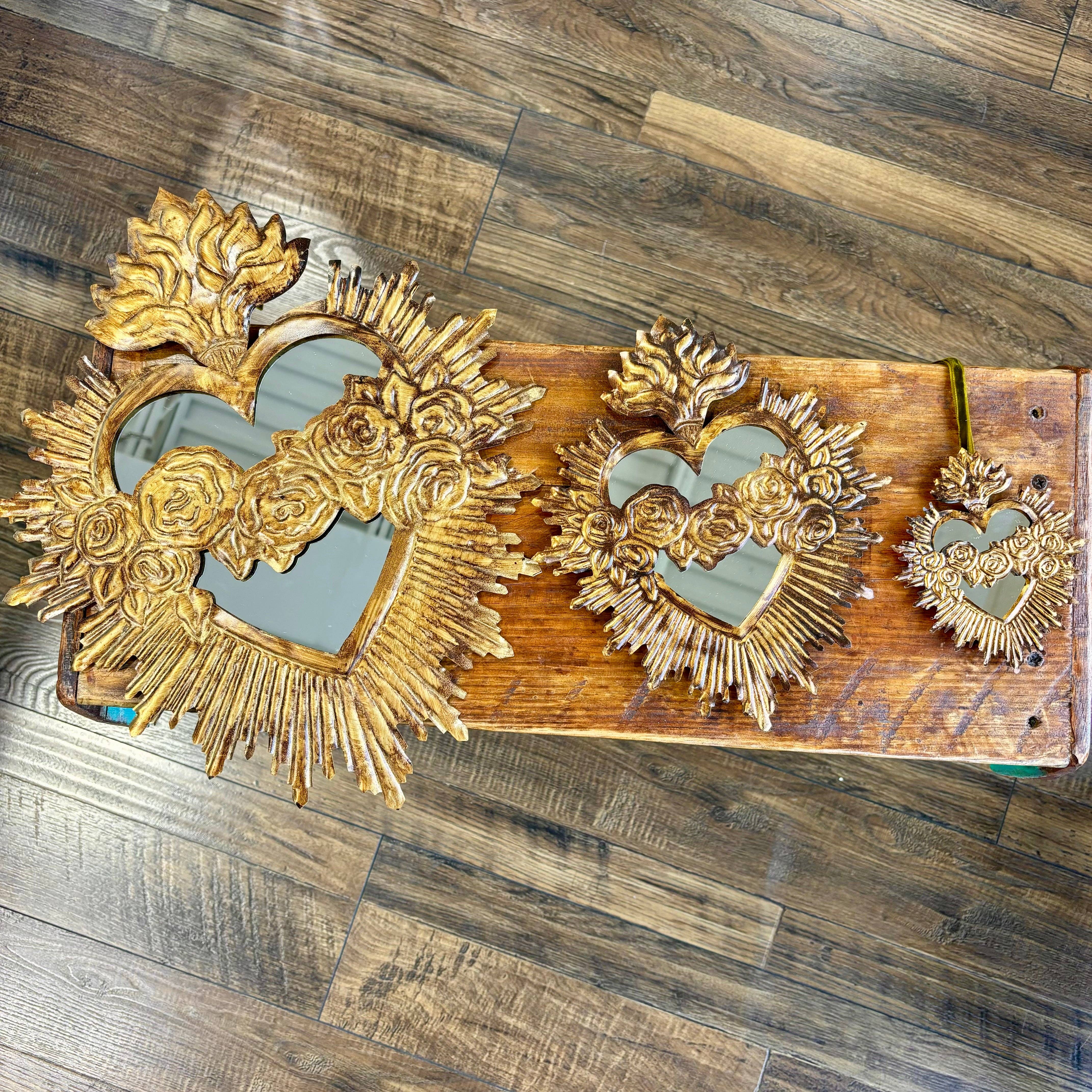 Love and Honor Jesus LLC - Wholesale Wall Mirror - Tin Immaculate Heart of Mary Mirror4