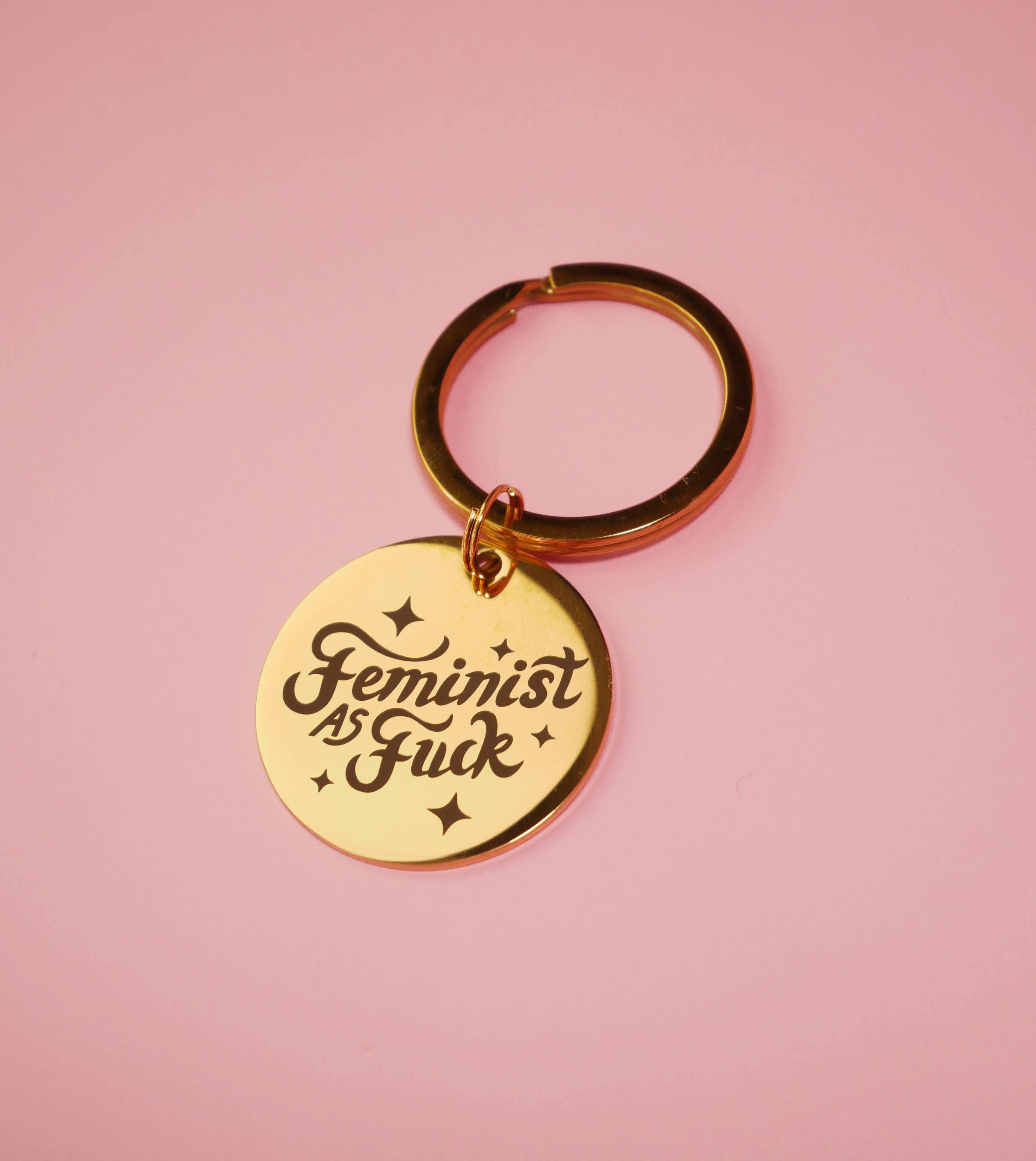 MALICIEUSE - Wholesale Keychain - Women's - Feminist As Fuck Keychain1