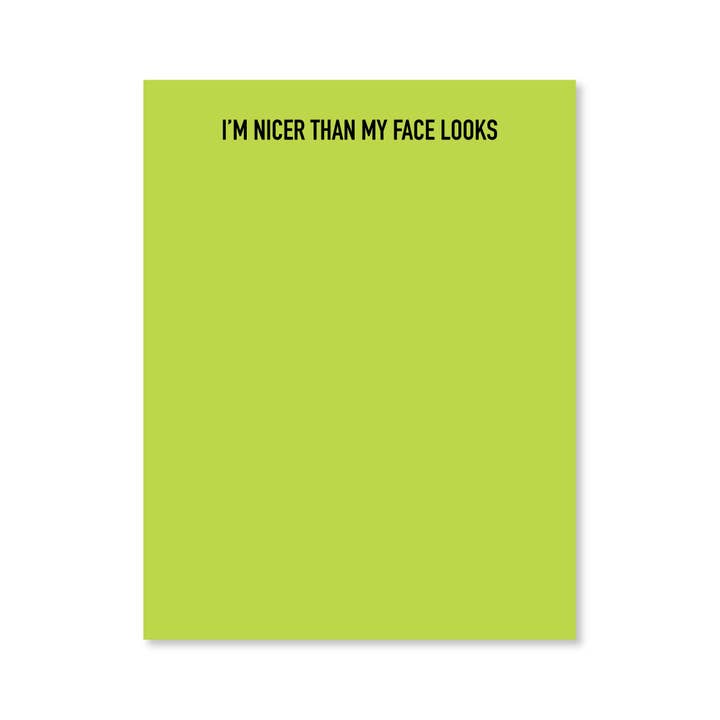 Más bonito que el bloc de notas My Face para venta al por mayor de Public School Paper Co.