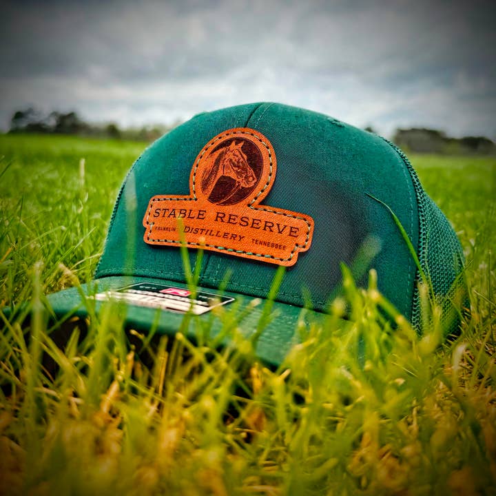 NDesigns Leather - Wholesale Trucker Hat - Unisex - Custom Logo Leather Patch Hat - Patches are sewn, not glued!3