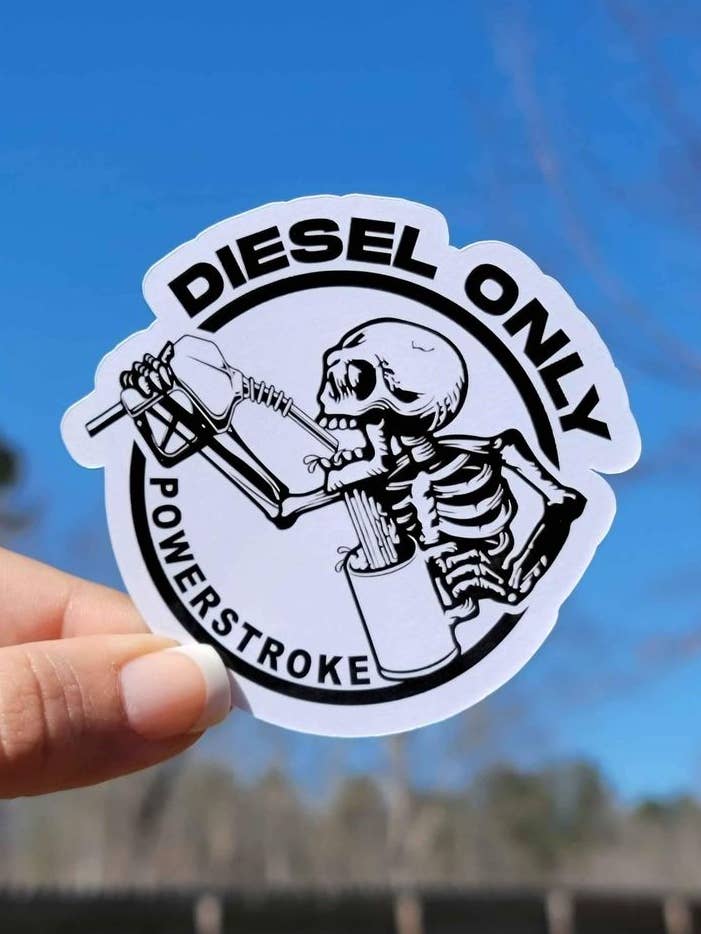 Diesel Only Sticker | Powerstroke for wholesale by A Little Design Company
