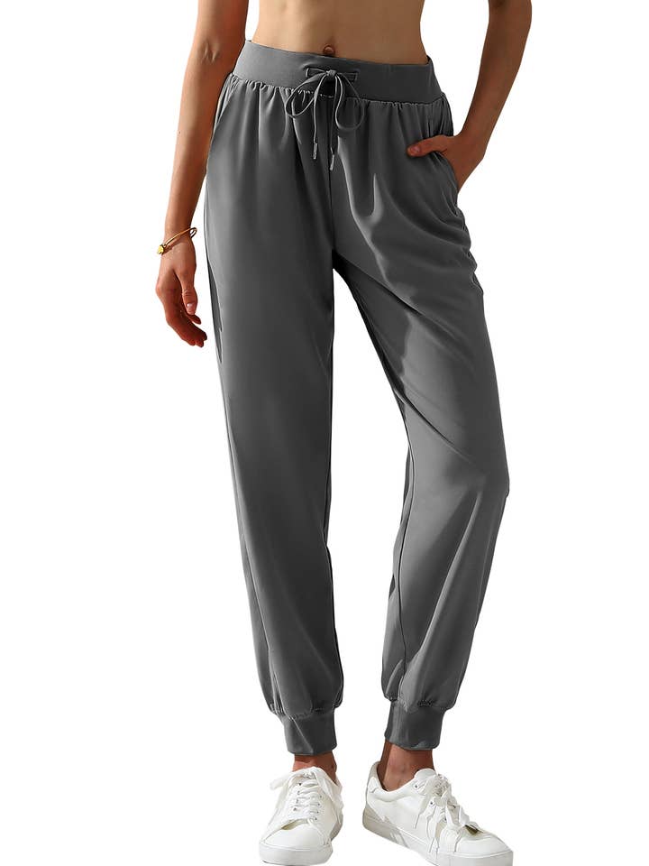 NINEXIS - Wholesale Pants - Women's - CWBLP423_Elastic Band Waist With Side Pocket Pants62