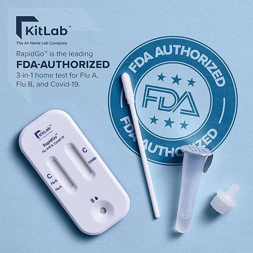 Kitlab - Wholesale First Aid Kit - RapidGoâ„¢ Flu A/B & Covid Home Test