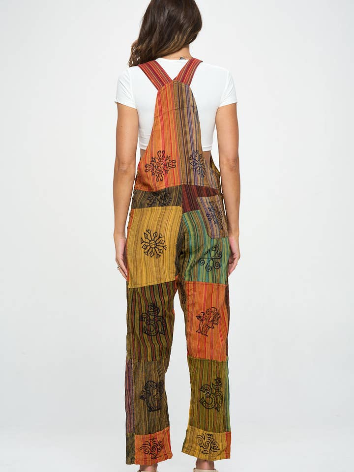 Ghale Handicrafts – wholesale Overaller - Dam – Bomull Patchworks overall2